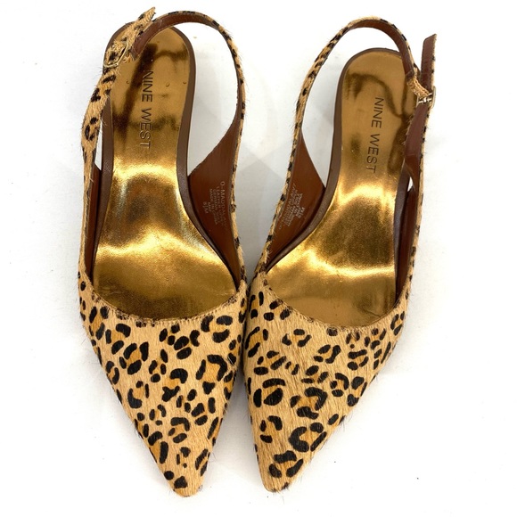 Nine West Shoes - Nine West Leopard Print Heels